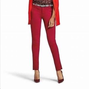 CAbi Ava Trouser Pants in color  Rhubarb Size 0. Style 3201